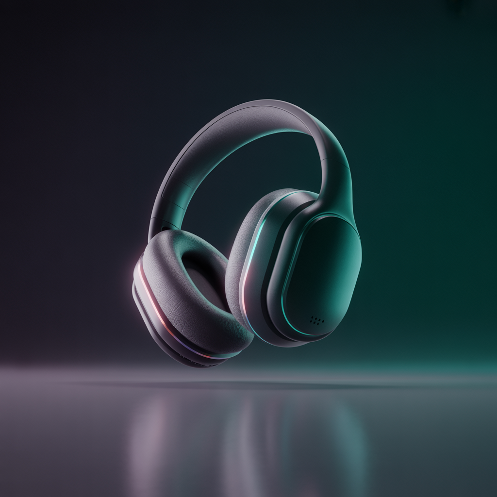 Over-Ear Bluetooth Headphones with Active Noise Cancellation